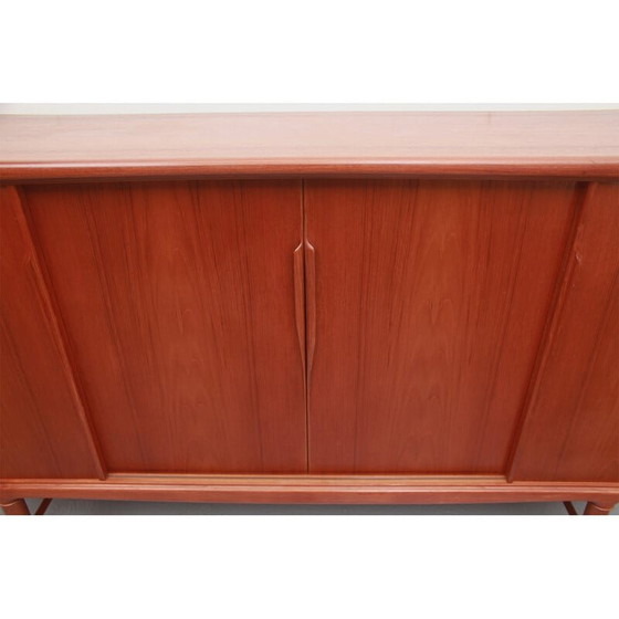 Image 1 of Vintage sidebaord in teak with sliding doors by Axel Christensen for Aco Möbler, 1960s
