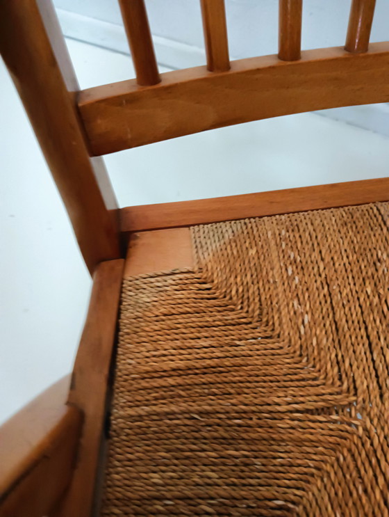 Image 1 of Rattan vintage armchair