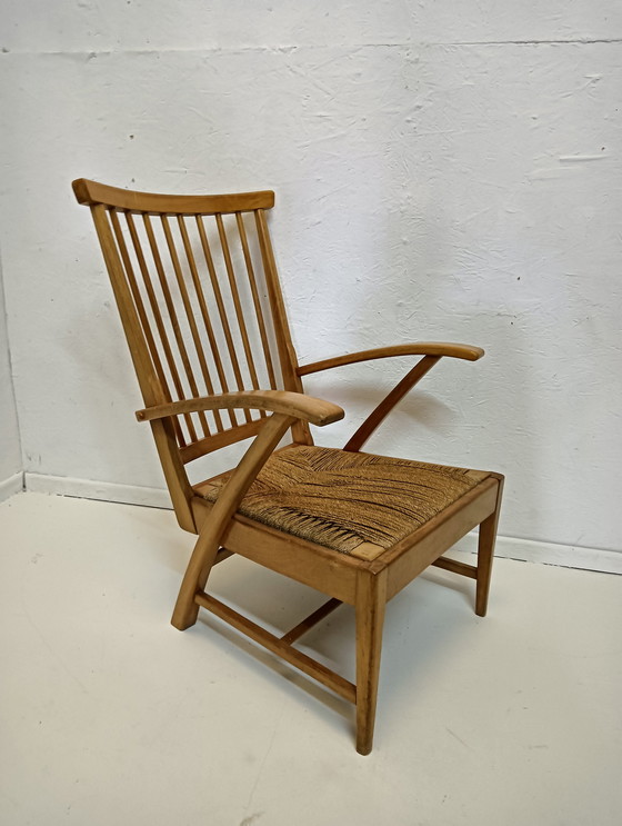 Image 1 of Rattan vintage armchair