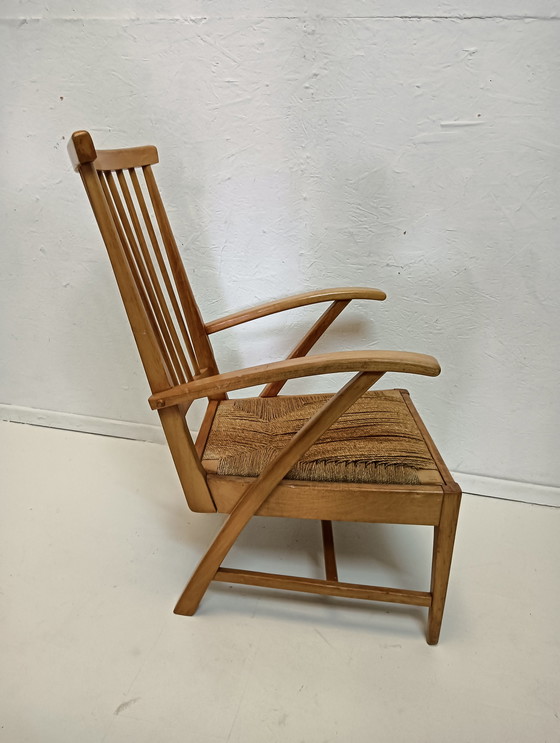Image 1 of Rattan vintage armchair