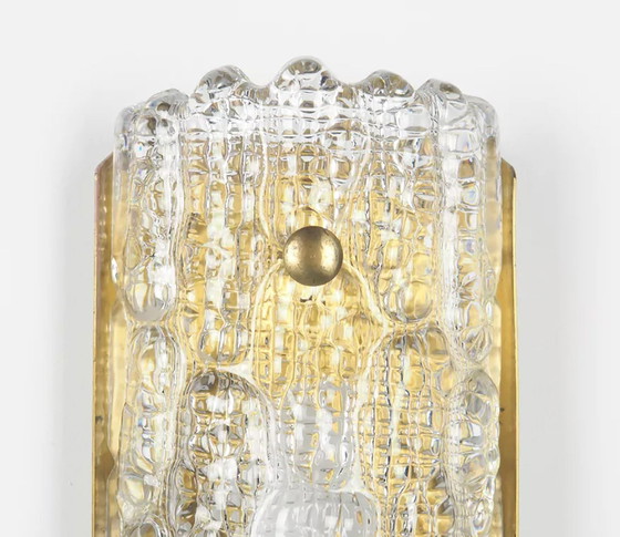 Image 1 of Glass Design Wall Lamp Gefion, Orrefors 1960's