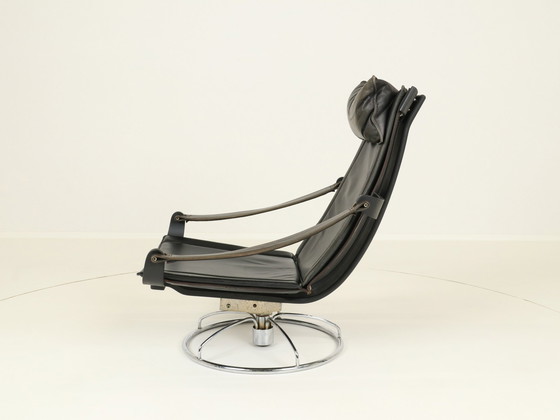 Image 1 of Swivel Lounge Chair By Ake Fribytter For Nelo Mobler, Denmark 1970S