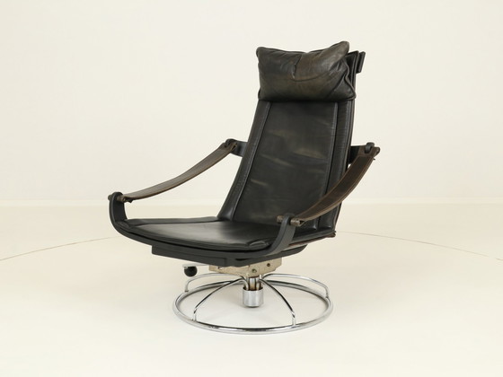 Image 1 of Swivel Lounge Chair By Ake Fribytter For Nelo Mobler, Denmark 1970S