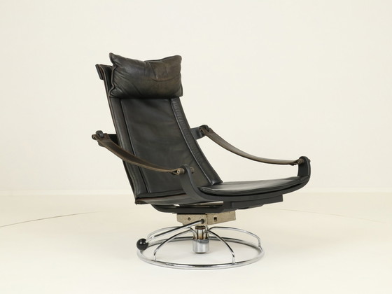 Image 1 of Swivel Lounge Chair By Ake Fribytter For Nelo Mobler, Denmark 1970S