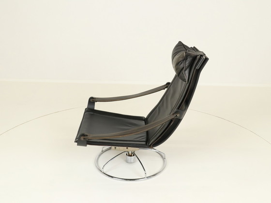 Image 1 of Swivel Lounge Chair By Ake Fribytter For Nelo Mobler, Denmark 1970S