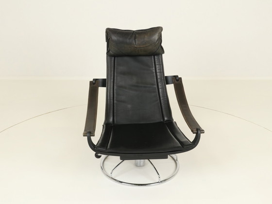 Image 1 of Swivel Lounge Chair By Ake Fribytter For Nelo Mobler, Denmark 1970S