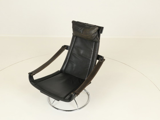 Image 1 of Swivel Lounge Chair By Ake Fribytter For Nelo Mobler, Denmark 1970S