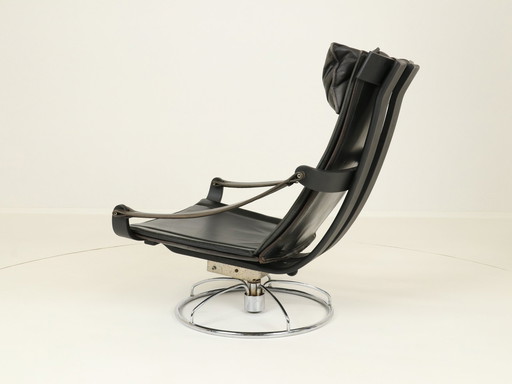 Swivel Lounge Chair By Ake Fribytter For Nelo Mobler, Denmark 1970S