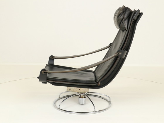 Image 1 of Swivel Lounge Chair By Ake Fribytter For Nelo Mobler, Denmark 1970S