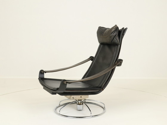 Image 1 of Swivel Lounge Chair By Ake Fribytter For Nelo Mobler, Denmark 1970S