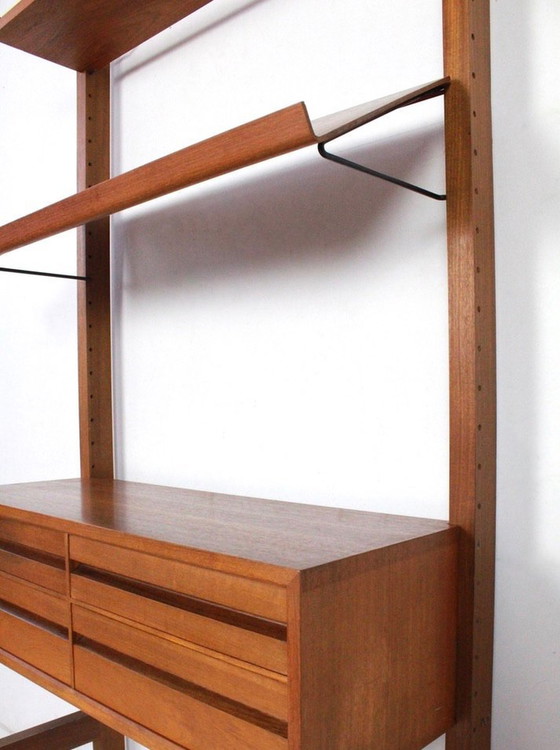 Image 1 of Freestanding Wall System Royal System By Poul Cadovius For Cado, Denmark 60'S