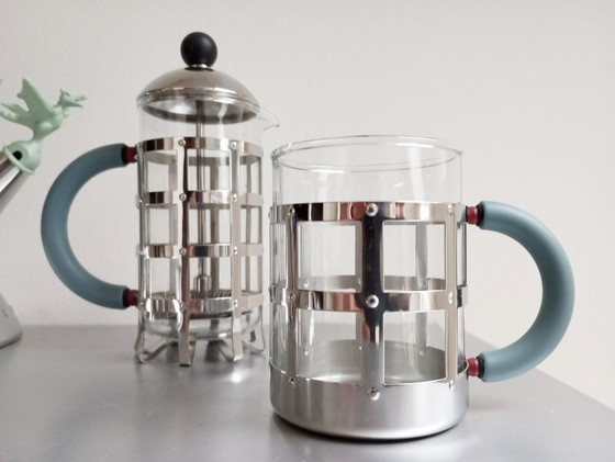 Image 1 of Designclassic Michael Graves Pop-Art/Postmodern-Sett For Alessi Italy 1985