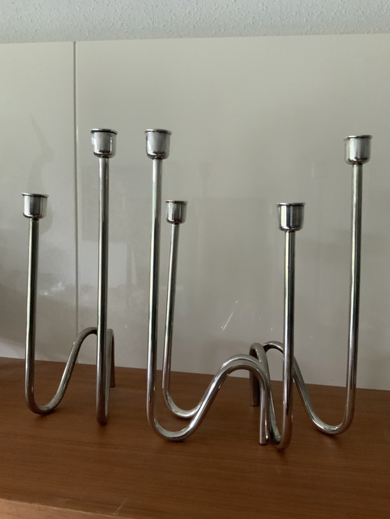 Image 1 of Lino Sabattini Candlesticks