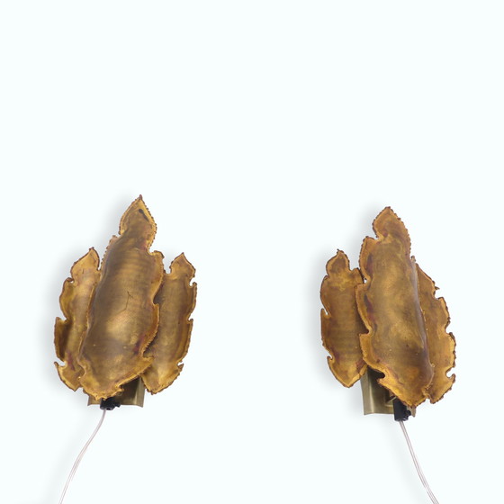 Image 1 of Pair Of Brutalist Wall Lights Svend Aage Holm Sørensen Denmark 1960