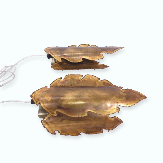 Image 1 of Pair Of Brutalist Wall Lights Svend Aage Holm Sørensen Denmark 1960