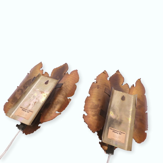 Image 1 of Pair Of Brutalist Wall Lights Svend Aage Holm Sørensen Denmark 1960