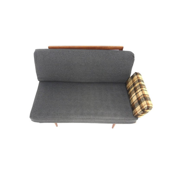 Image 1 of Vintage "Minerva" teak and fabric daybeds by Peter Hvidt and Orla Mölgaard Nielsen for France et fils, Denmark 1960