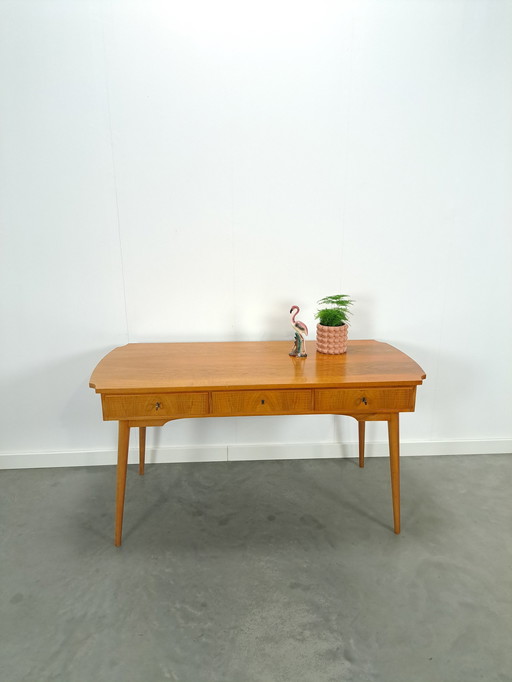 Veneer Desk With Drawers