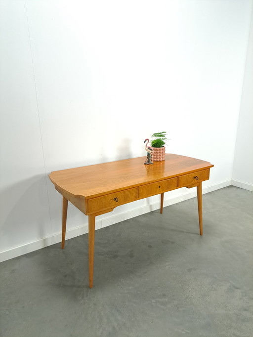 Veneer Desk With Drawers