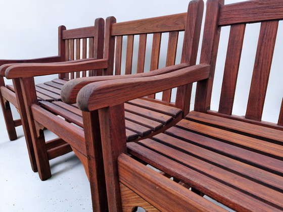 Image 1 of Teak & Garden set Canterbury chairs / Warwick table