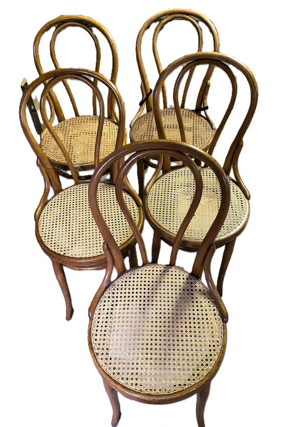 Image 1 of 5x Thonet Chairs No. 18