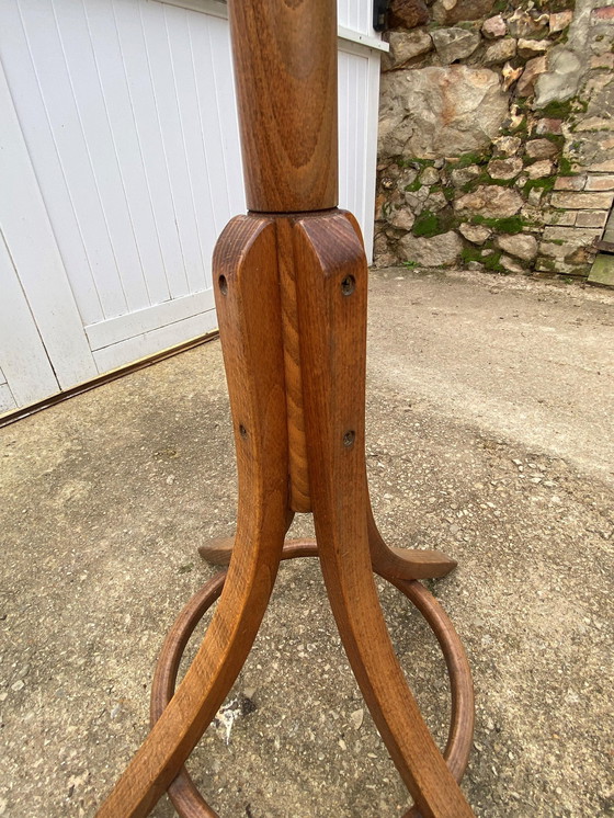 Image 1 of 1960 Swivel Parrot Coat Hanger Curved Wood