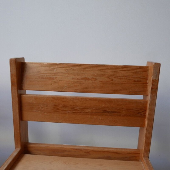Image 1 of Set of 4 vintage pine chairs, Swedish 1970