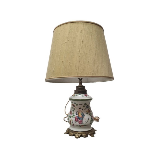 Old Chinese Porcelain Table Lamp, Early 20th Century