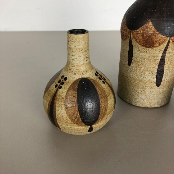 Image 1 of Set of 3 vintage vases sculptures by Peter Müller for Sgrafo, Germany 1970