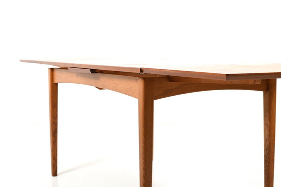 Image 1 of Mid-Century Danish Teak and Oak Dining Table