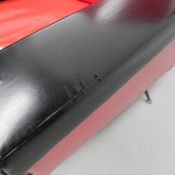 Image 1 of Fauteuil vintage en skaï