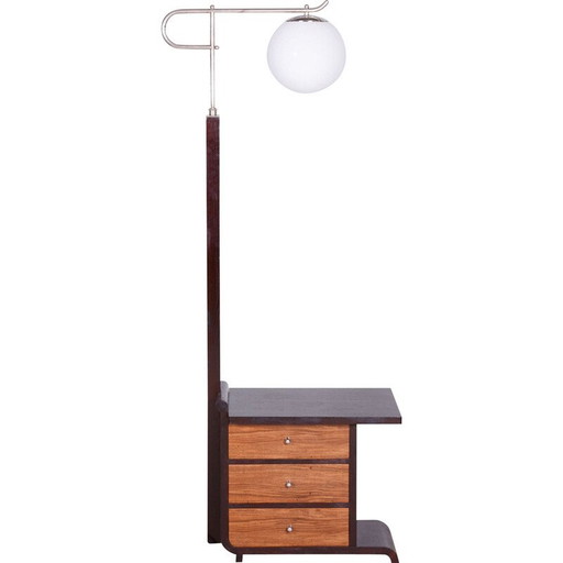 Vintage Art Deco floor lamp by J. Halabala, Czechia 1930s