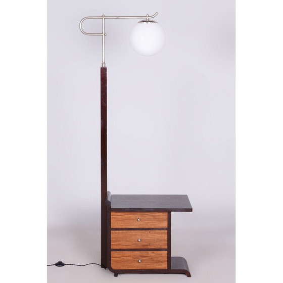 Image 1 of Lampada da terra vintage Art Déco di J. Halabala, Repubblica Ceca, anni '30