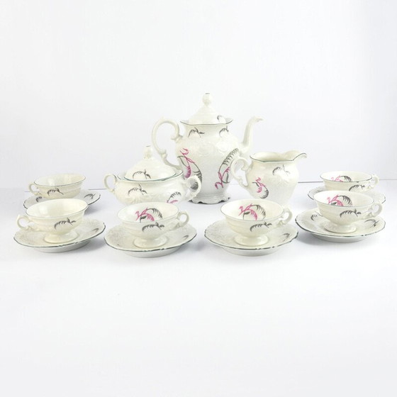 Image 1 of Vintage Wałbrzych porcelain coffee set, Poland 1970
