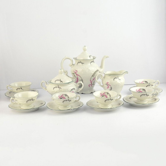 Image 1 of Vintage Wałbrzych porcelain coffee set, Poland 1970