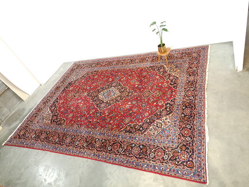 Grand tapis persan d'Iran vintage