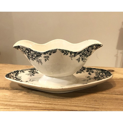 Vintage sauce boat "Saint Amand et Hamage