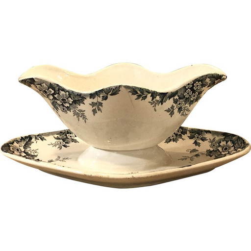 Vintage sauce boat "Saint Amand et Hamage