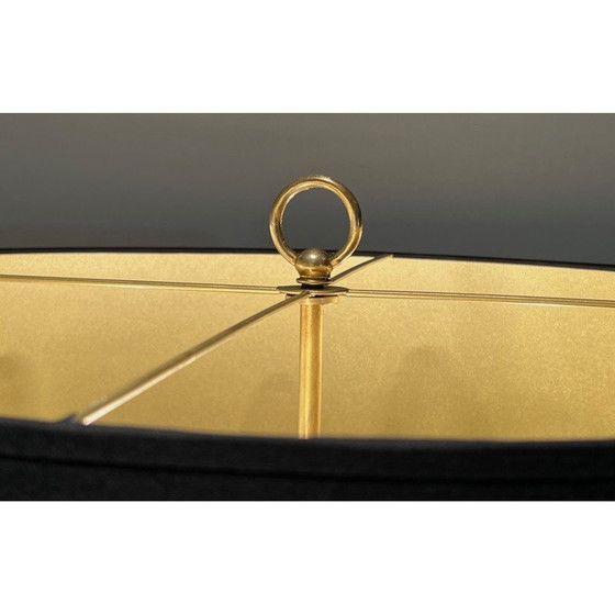 Image 1 of Vintage brass and plexiglass floor lamp, 1940