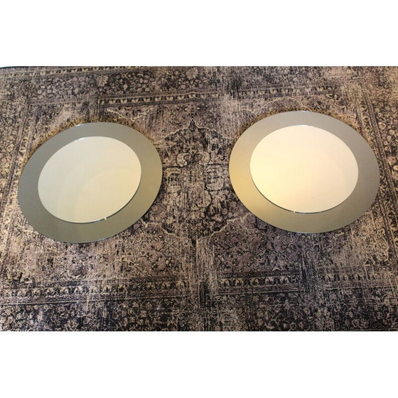 Image 1 of Specchio rotondo vintage oblò in vetro minetti arredamento e decorazione, Italia