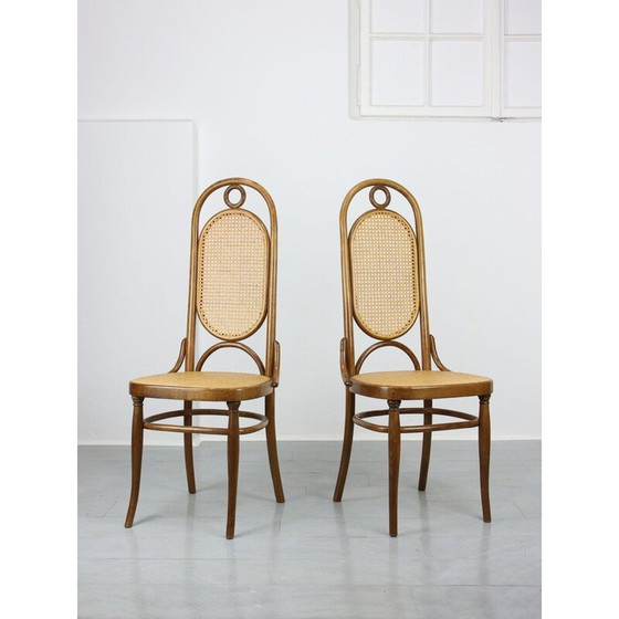 Image 1 of Pair of vintage Thonet 207R dining chairs