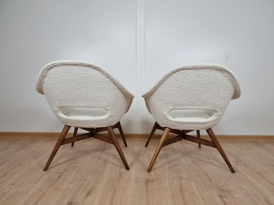 Image 1 of 2x Miroslav Navratil Shell Armchairs