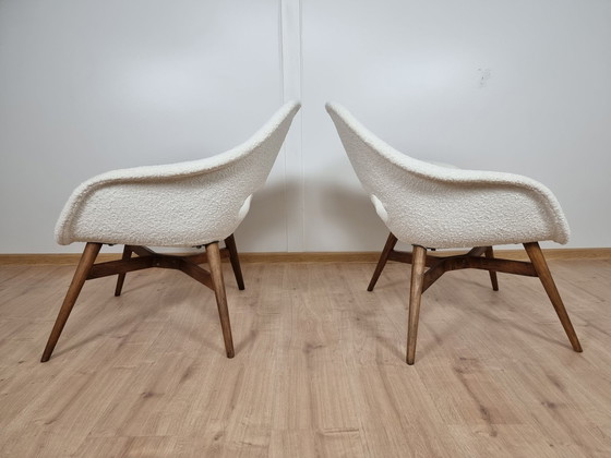 Image 1 of 2x Miroslav Navratil Shell Armchairs