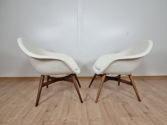 Image 1 of 2x Miroslav Navratil Shell Armchairs