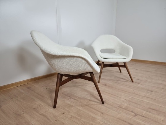 Image 1 of 2x Miroslav Navratil Shell Armchairs