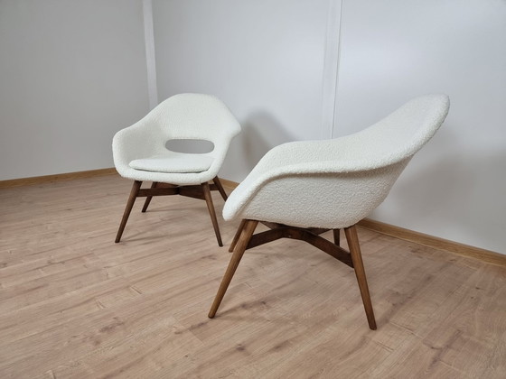 Image 1 of 2x Miroslav Navratil Shell Armchairs