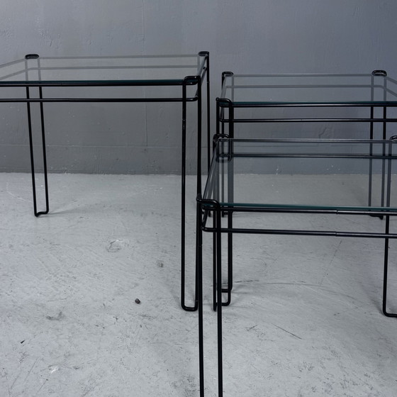 Image 1 of Minimalist Wire Steel Side Tables 3X