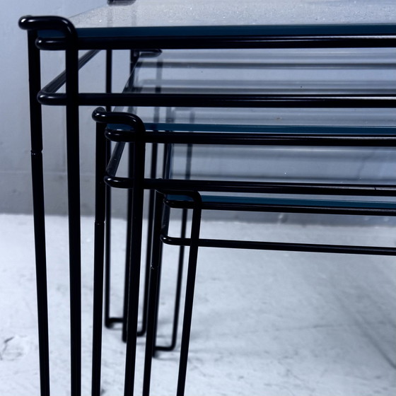 Image 1 of Minimalist Wire Steel Side Tables 3X