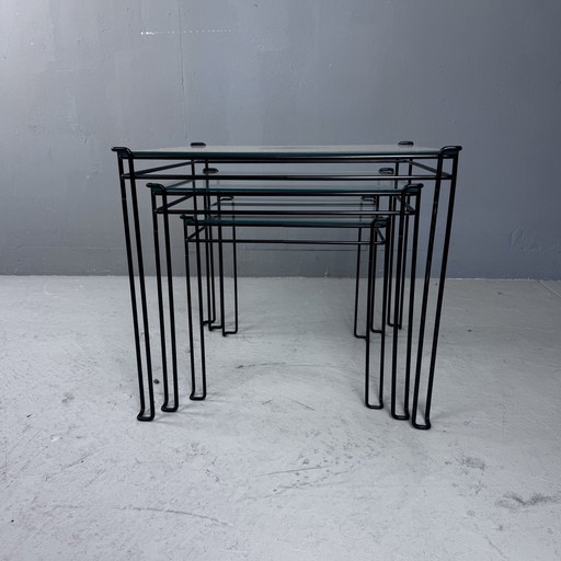 Minimalist Wire Steel Side Tables 3X