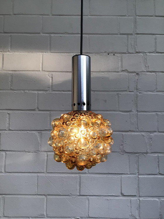 Image 1 of Mid - Century 70S Bubble Glass Pendant Light